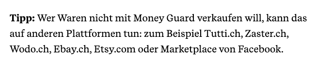 Tipp vom Beobachter